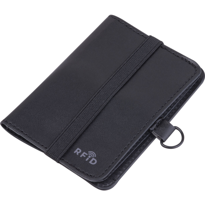Etui na karty z ochroną RFID VICTORIA, czarny