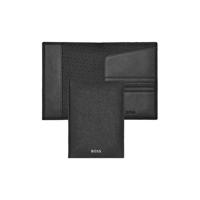 Etui na paszport Classic Grained Black