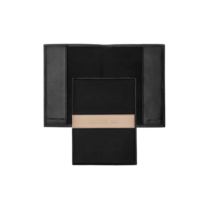 Etui na paszport Delano Taupe &amp; Black