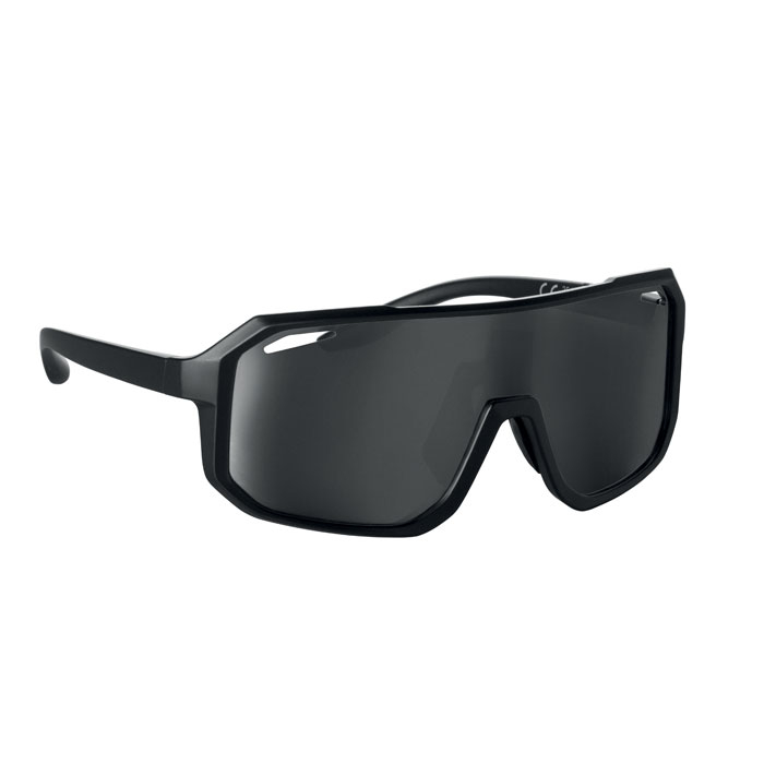FLASH - Sportowe okulary UV400, Czarny