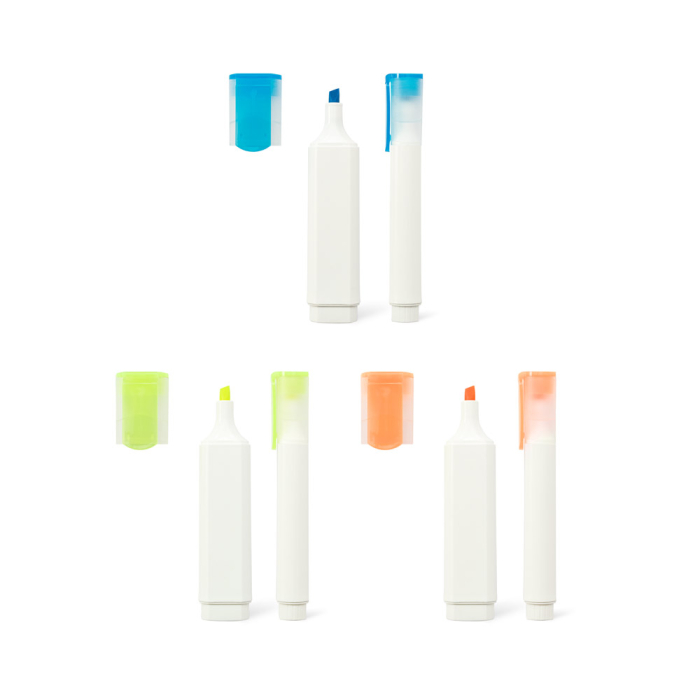 FLETCHER. Zakreślacz PP z błyszczącym wykończeniem