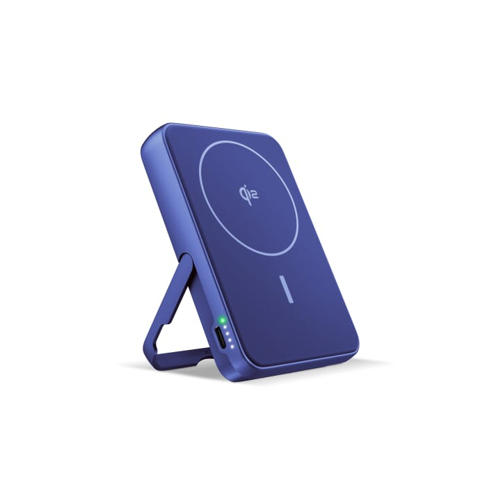 Fresh 'n Rebel Powerbank bezprzewodowy 10000 mAh kompatybilny z MagSafe, niebieski