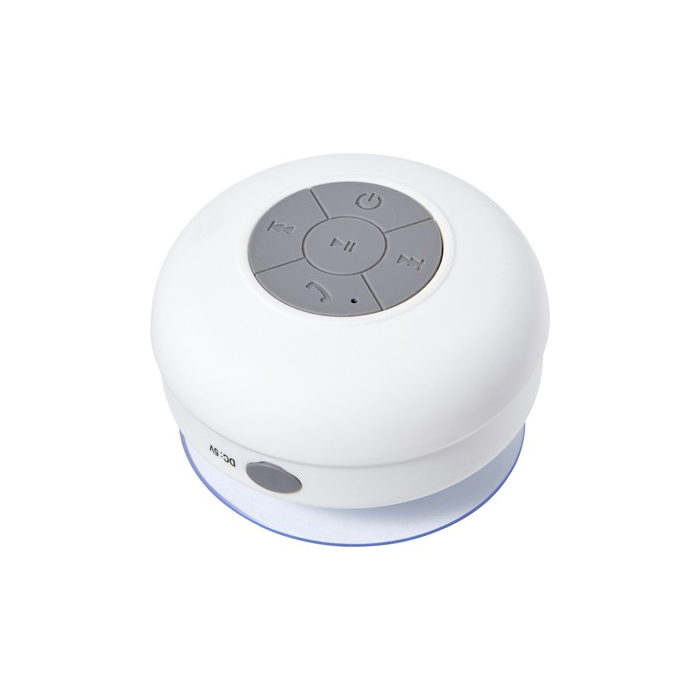 Głośnik bezprzewodowy 2W z przyssawką biały