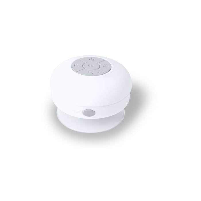 Głośnik bezprzewodowy 3W, stojak na telefon biały