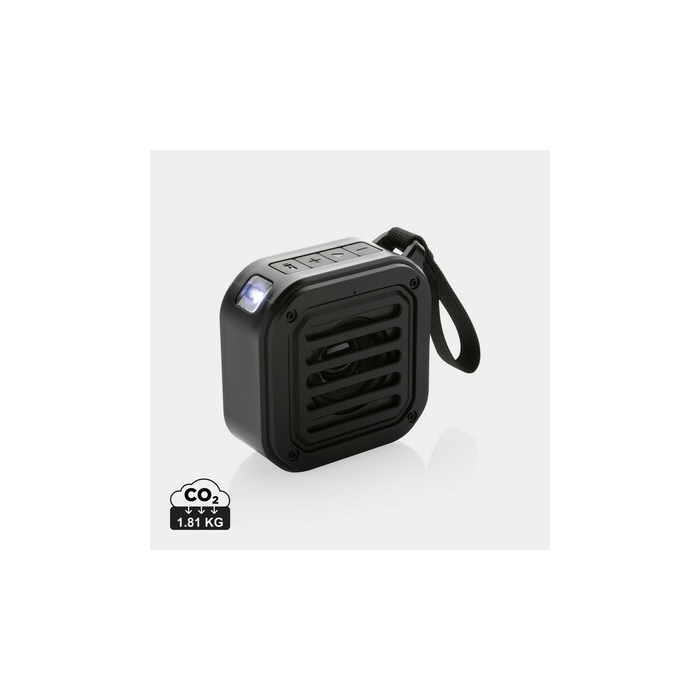 Głośnik bezprzewodowy 3W z panelem słonecznym Skywave czarny