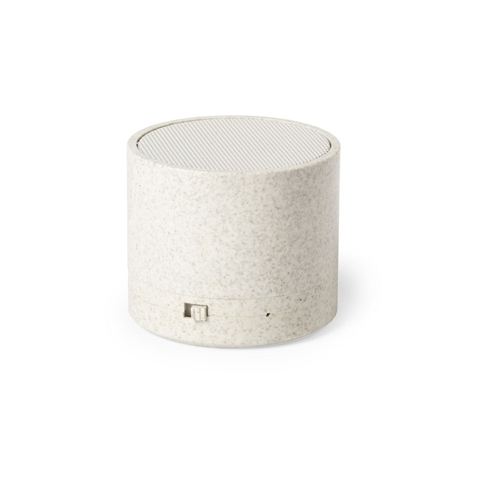 Głośnik bezprzewodowy 3W ze słomy pszenicznej neutralny