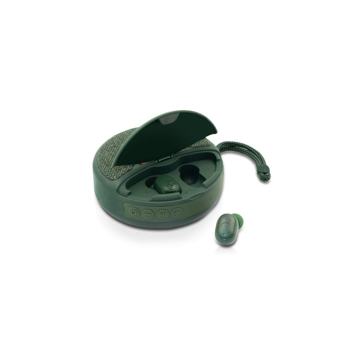 Głośnik bezprzewodowy 5W Air Gifts, radio, bezprzewodowe słuchawki douszne | Caleb zielony