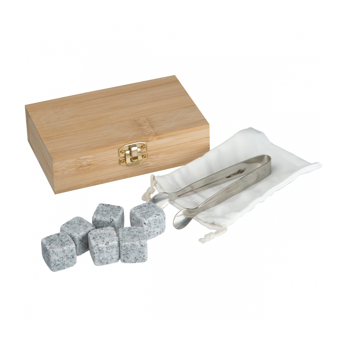 Granitowe kostki do drinków, beżowy