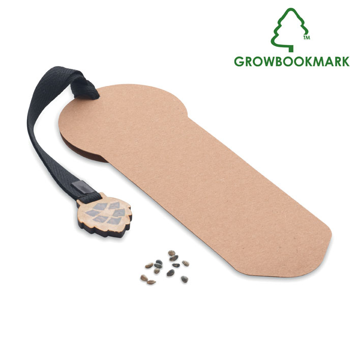 GROWBOOKMARK™ - Sosnowa zakładka, Bezowy