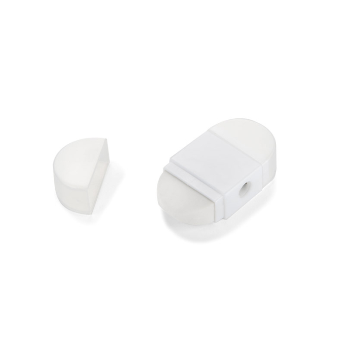 Gumka z temperówką TRIMO biały