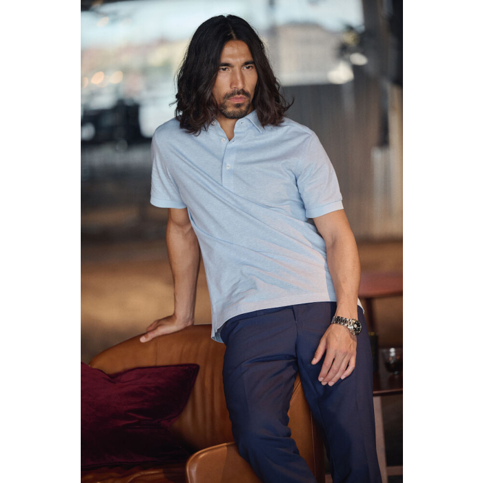 INDIGO BOW 133 S/S TAILORED POLO