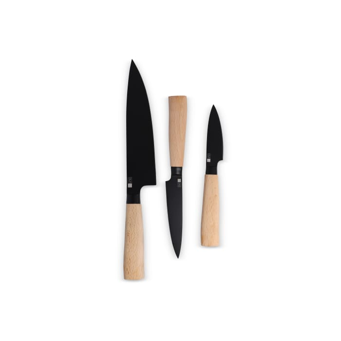 InSideOut 3-częściowy zestaw niezbędnych noży Ravn