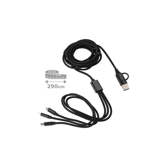 Kabel do ładowania czarny