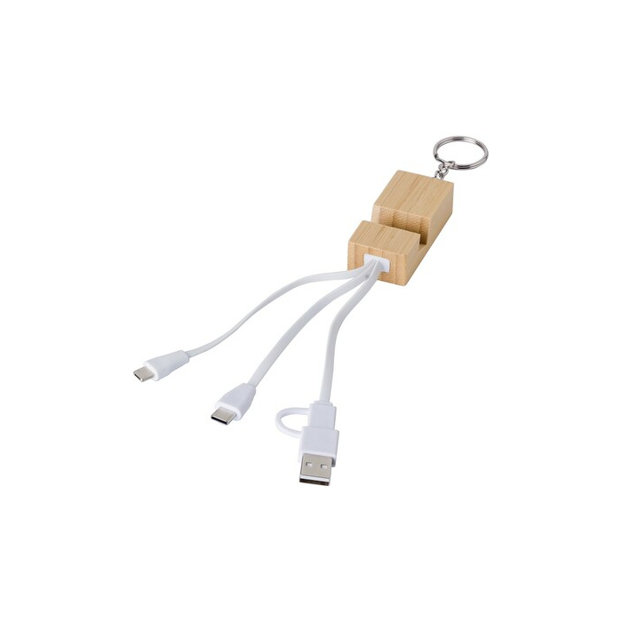 Kabel do ładowania, stojak na telefon brązowy