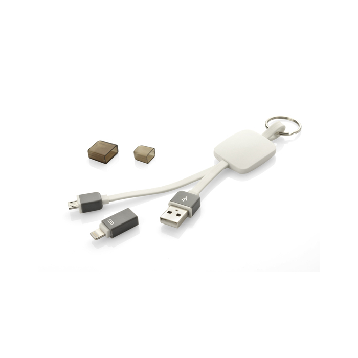 Kabel USB 2 w 1 MOBEE biały