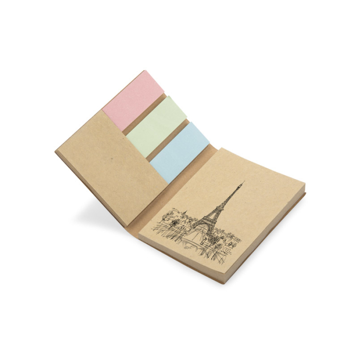 Karteczki samoprzylepne MIKOMI beżowy (naturalny)