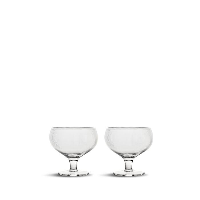 Kieliszek coupe BLANKA, 2-szt, przezroczysty