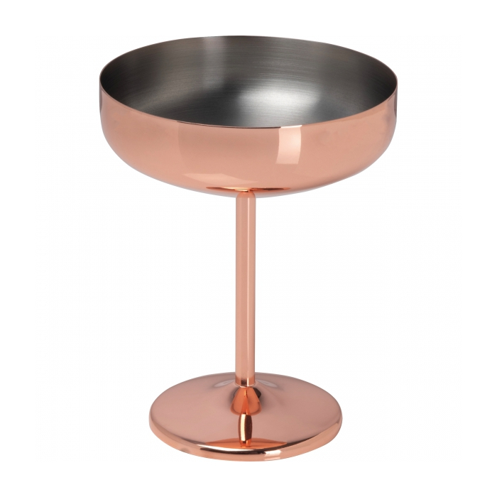 Kieliszek stalowy do Martini 300 ml CrisMa, miedziany