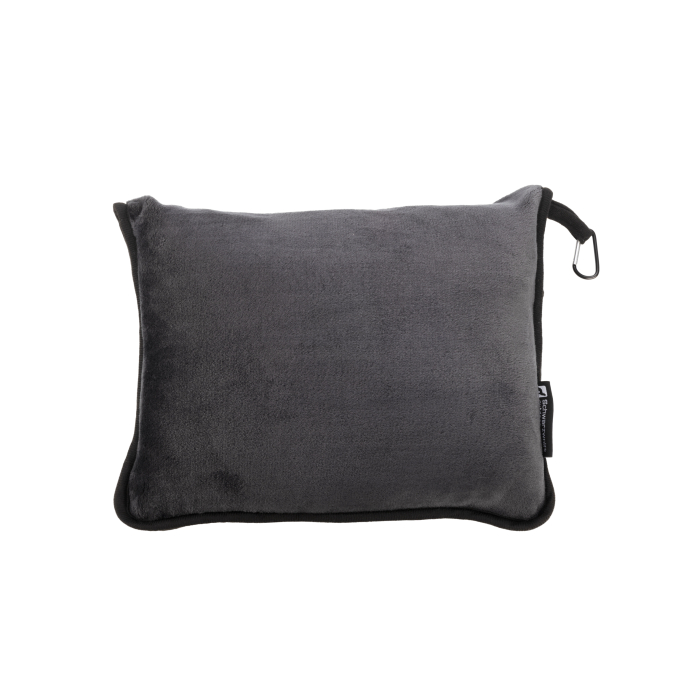 Koc i poduszka 2w1 AMIATA Schwarzwolf, szary