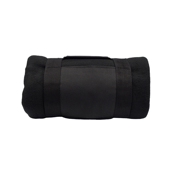 Koc polarowy Git, czarny