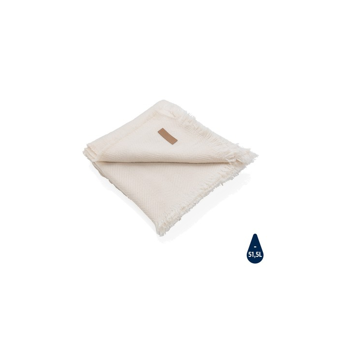 Koc Ukiyo AWARE™ Polylana® złamany biały