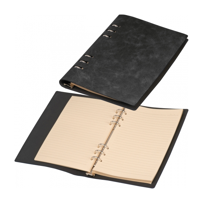 Kołonotatnik A5 w linie, czarny