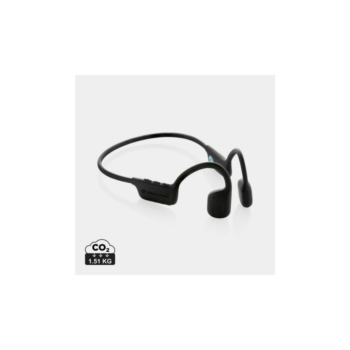 Kostne słuchawki bezprzewodowe Urban Vitamin Glendale czarny