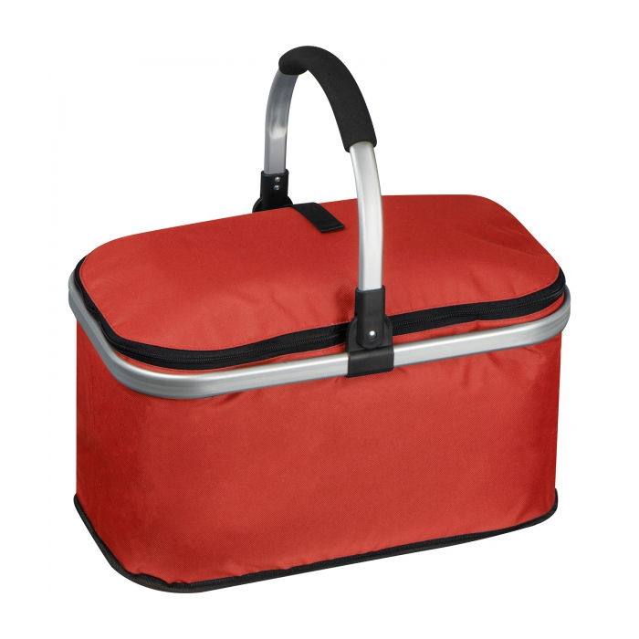 Kosz na zakupy termiczny, czerwony