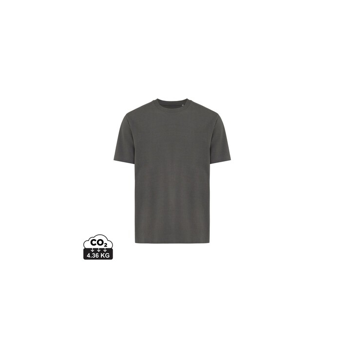 Koszulka Iqoniq Nikko, bawełna z recyklingu antracytowy