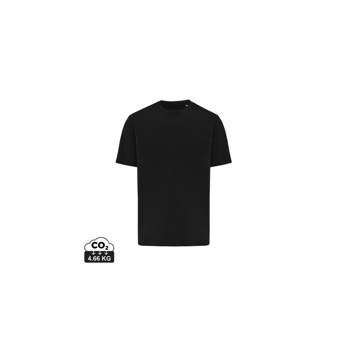 Koszulka Iqoniq Nikko, bawełna z recyklingu czarny