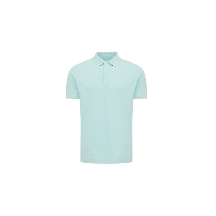 Koszulka polo z bawełny z recyklingu Iqoniq Yosemite zielony