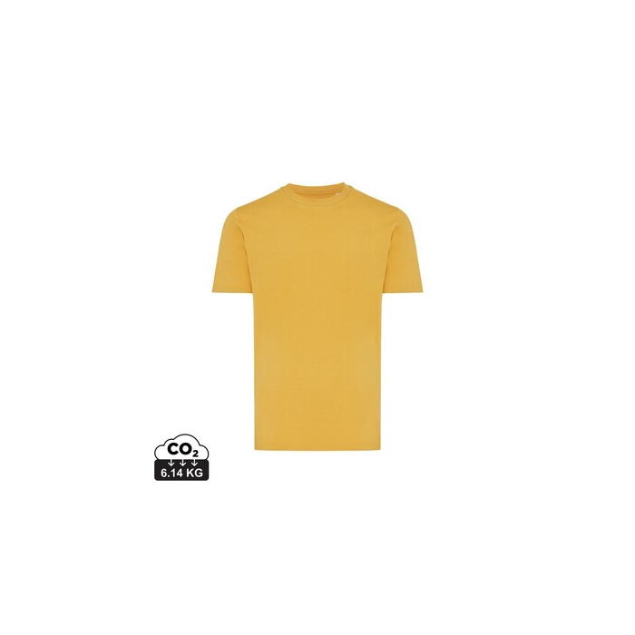 Koszulka z bawełny z recyklingu Iqoniq Brett żółty
