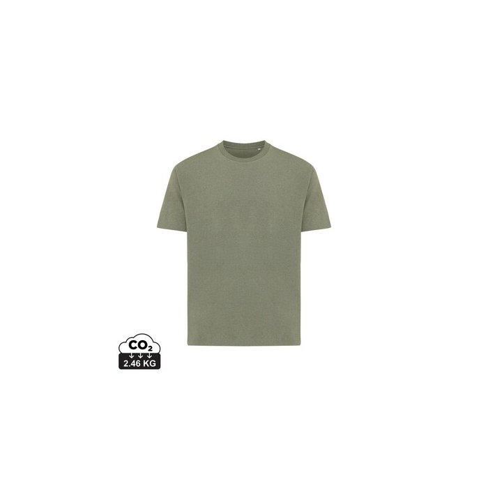 Koszulka z bawełny z recyklingu Iqoniq Teide heather green