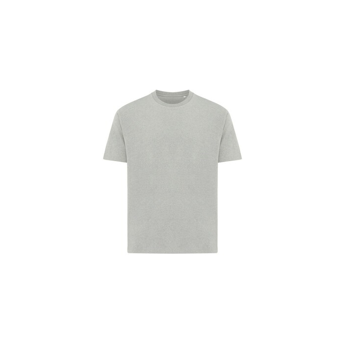 Koszulka z bawełny z recyklingu Iqoniq Teide szary