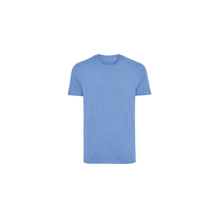 Koszulka z niebarwionej bawełny z recyklingu Iqoniq Manuel niebieski