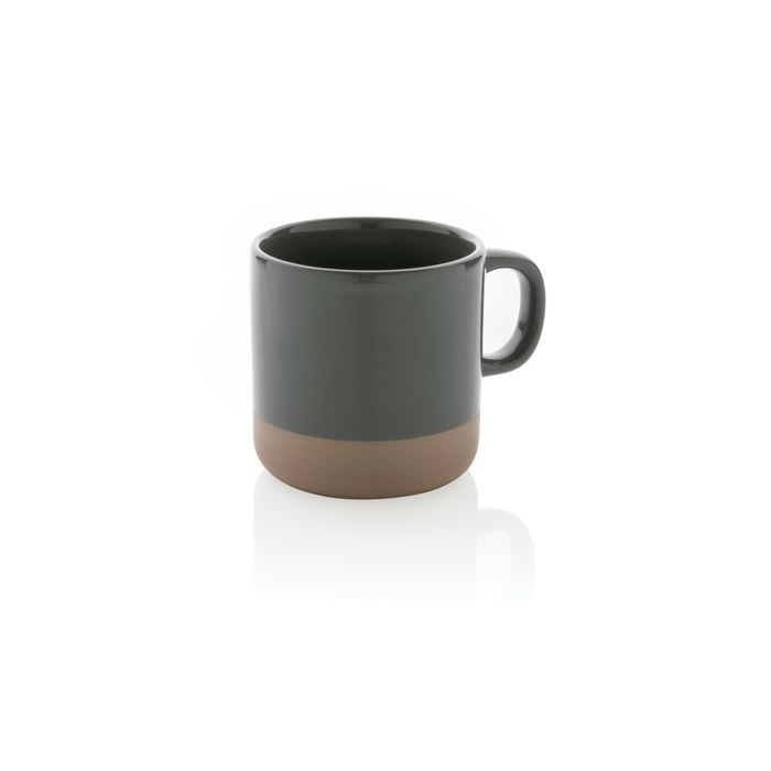 Kubek ceramiczny 360 ml szary