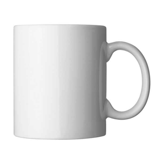 Kubek ceramiczny do sublimacji VIESTE 300 ml, biały
