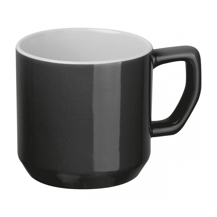 Kubek ceramiczny KYIV 330 ml, czarny