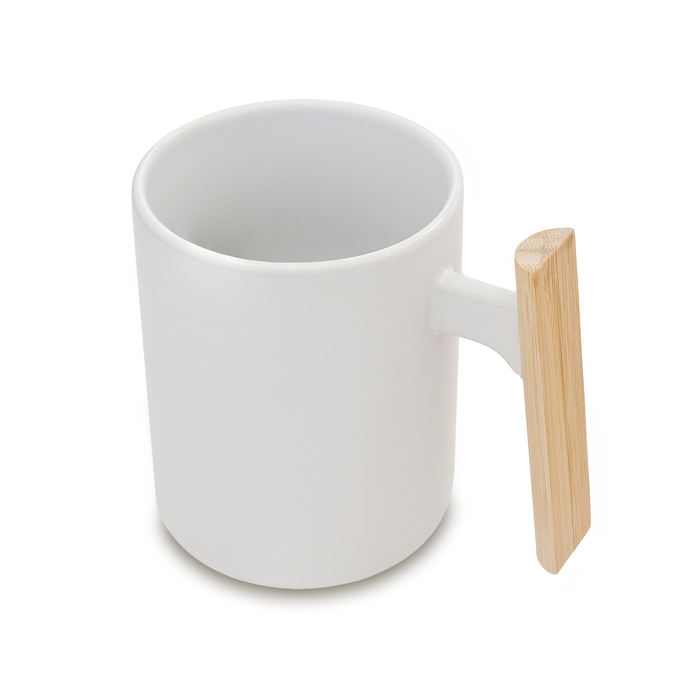 Kubek ceramiczny Sento, biały