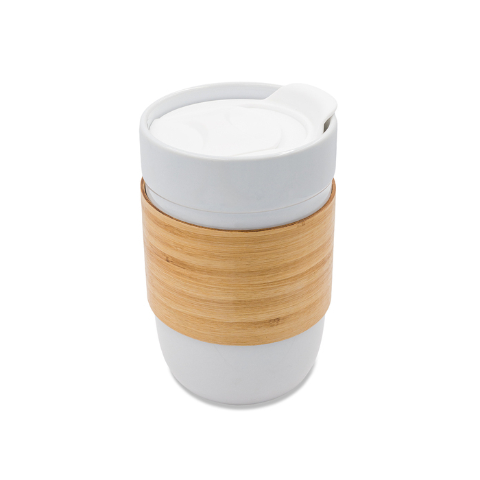 Kubek ceramiczny Skive 500 ml, biały