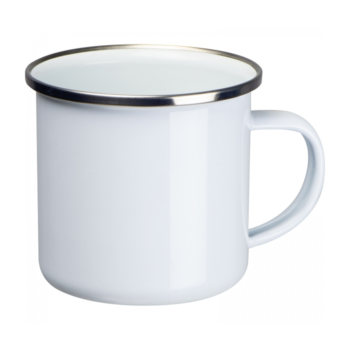 Kubek emaliowany do sublimacji 300 ml, biały