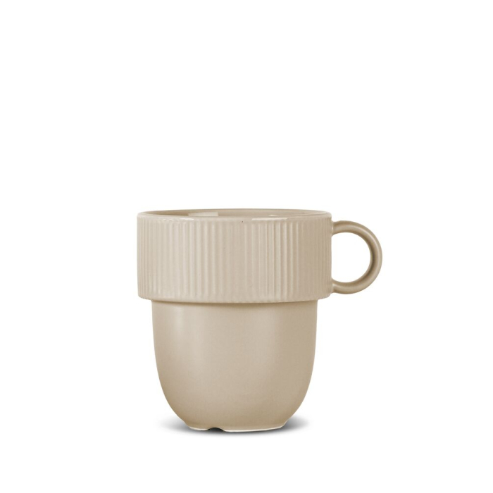 KUBEK INKA Z UCHEM, BEŻOWY