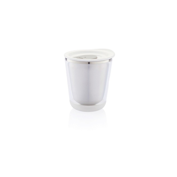 Kubek podróżny 227 ml Dia biały, szary