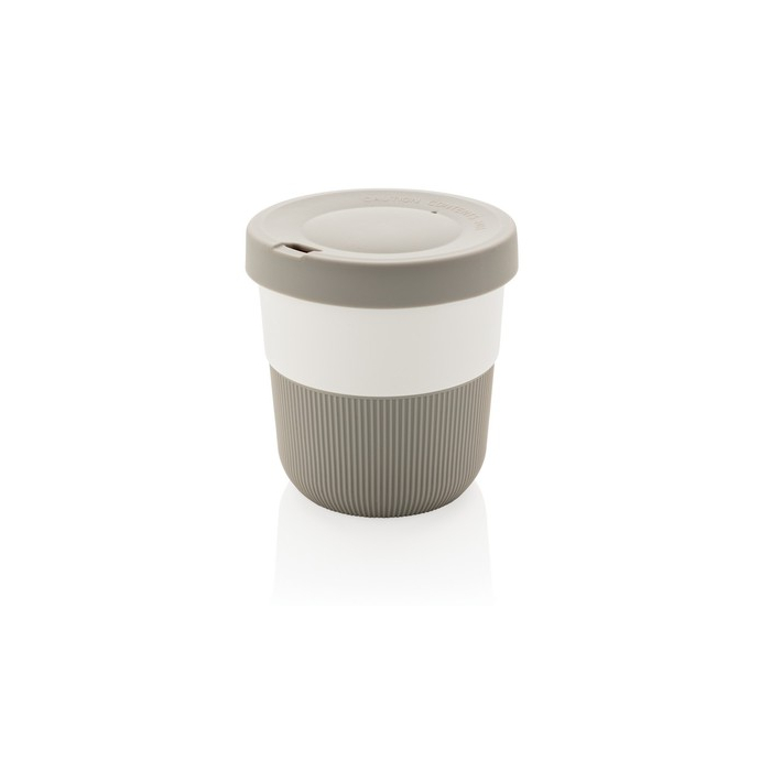 Kubek podróżny 250 ml PLA Coffee to go szary