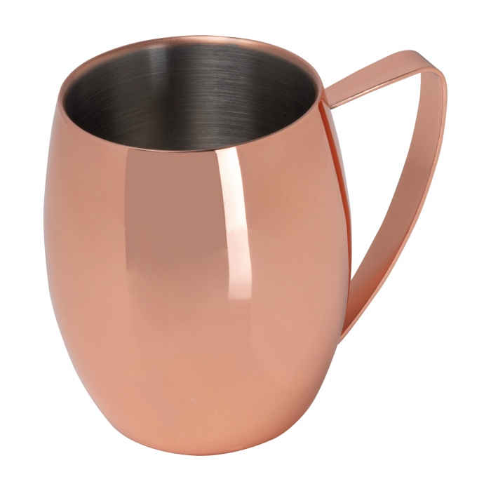 Kubek stalowy z podwójnymi ściankami 400 ml CrisMa, miedziany