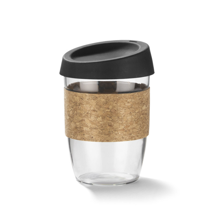 Kubek szklany SKLO 380 ml czarny