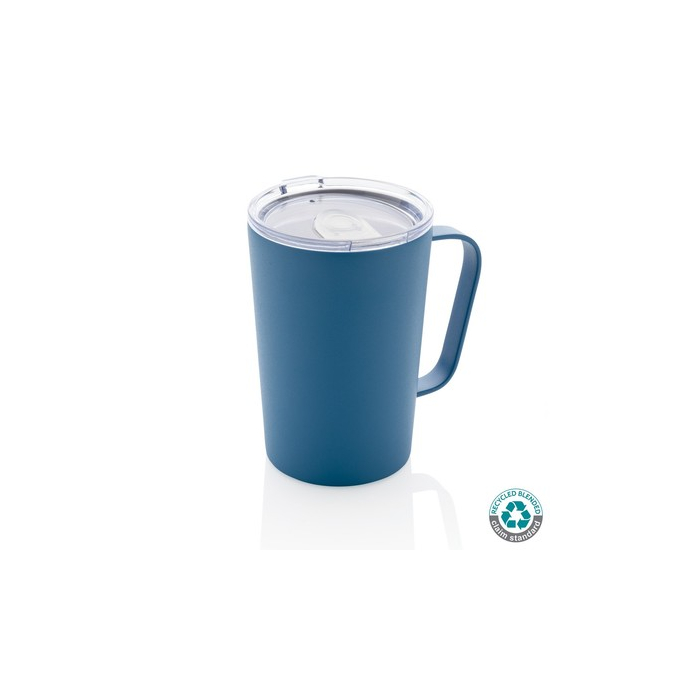 Kubek termiczny 420 ml, stal nierdzewna z recyklingu blue