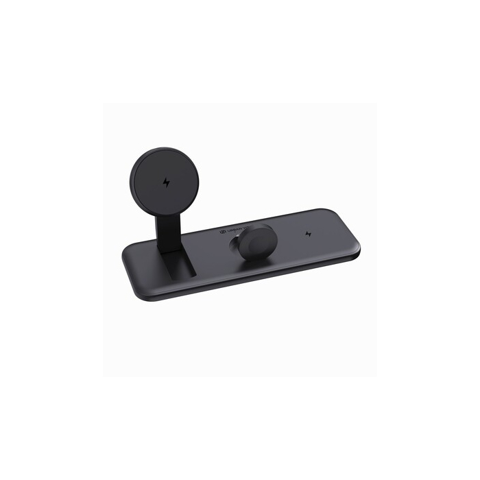 Ładowarka bezprzewodowa 3 w 1, 15W Urban Vitamin Torrance czarny