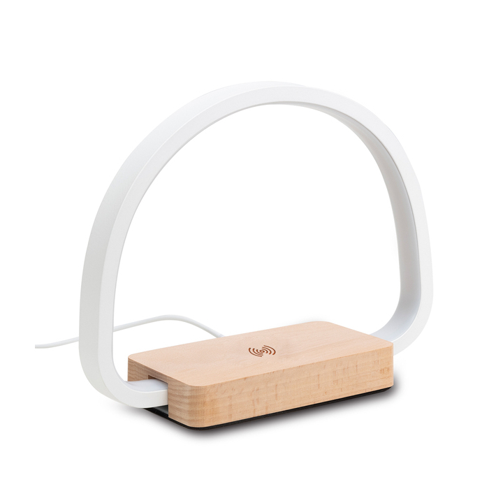 Ładowarka bezprzewodowa z lampą Harbour, beżowy