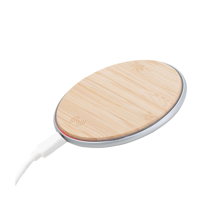 Ładowarka indukcyjna Top Bamboo, brązowy